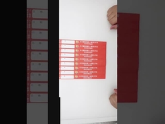 Stampa a colori in stile lussuoso Braccialetti Tyvek con codici a barre di numerazione sequenziale