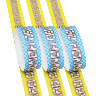 Braccialetti Tyvek resistenti ai raggi UV stampabili Dimensioni regolabili