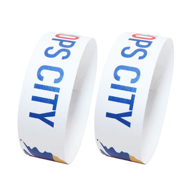 Braccialetti di carta monouso leggeri, braccialetti di sicurezza impermeabili per eventi