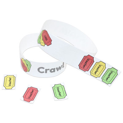 Braccialetti di carta regolabili per eventi