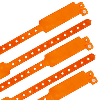 Accesso sicuro Vinyl Event Braccialetti personalizzati con stampa a trasferimento termico