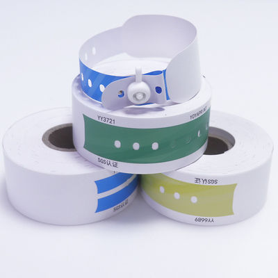 UPC codice a barre braccialetto ID paziente, Vinyl Medical Hospital bracciale