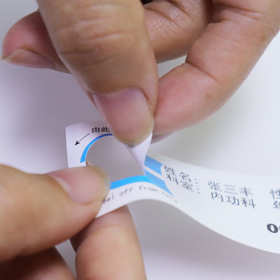 Braccialetto per pazienti dell'ospedale infantile, fascia d'identificazione a testo personalizzata