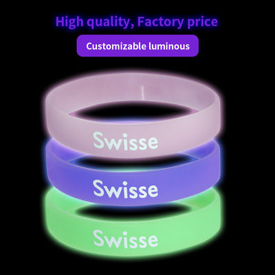 Braccialetti in silicone stampati 1-5 mm di larghezza