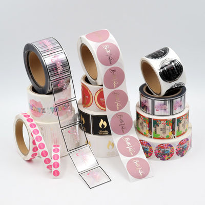 Adesivo per eventi in carta rettangolare in PVC 6*6cm per feste adesivo colorato al neon