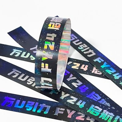 Fabbrica consegna veloce personalizzazione Tyvek braccialetti laser brillante attività di festa braccialetto per adulti e bambini