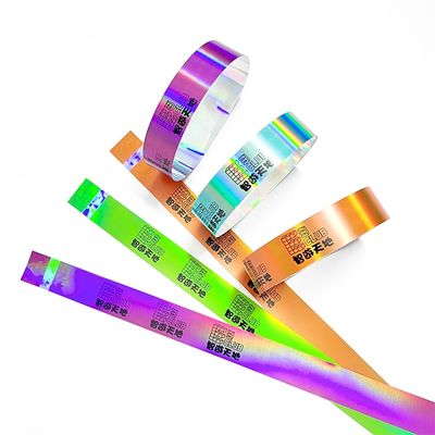 Braccialetti di festa in plastica Glitter Argento/Oro/Opzioni personalizzate per il tuo evento