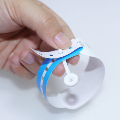 Al dettaglio Braccialetti per l'ospedale usa e getta per l'identificazione del paziente Braccialetti per l'identificazione del paziente stampati con carta a getto d'inchiostro sensibile alla temperatura