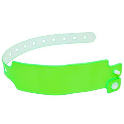 Produttore Polsetta Disposable Custom Plastic Vinyl PVC Neon Color Fluorescente Impermeabile Evento Festa Polsetta regalo