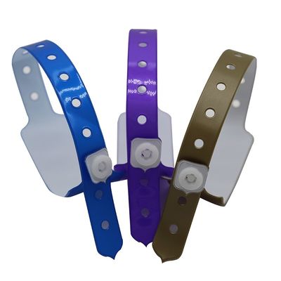 Fabrica Disposable Custom Logo Wristband Neon Multi Color Plastic Vinyl PVC Acque resistenti Event Party Gift Wristband
