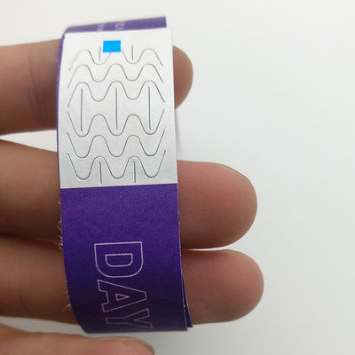 Tyvek Dupont Braccialetto di carta Attività Codice a barre Eventi Eventi di carta Braccialetto di ammissione