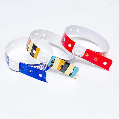 Prodotto regalo promozionale personalizzato Braccialetti Logo vinile PVC uno strato impermeabile Braccialetto di carta colorato