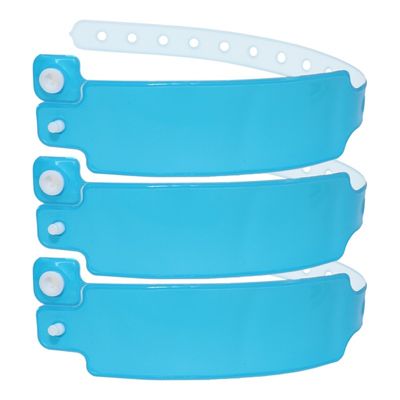 Braccialetto monouso personalizzato in plastica vinile PVC Neon Fluorescente Colore Impermeabile Evento Festa Braccialetto regalo