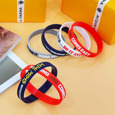 Braccialetti di silicone personalizzati per giochi di calcio e basket Lunghezza 20cm-25cm