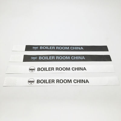 Logo personalizzato Numerazione sequenziale Tyvek Braccialetti Piscina Inchiostro impermeabile Tyvek Braccialetto Braccialetti