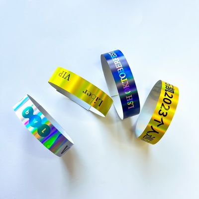 Fabbrica Evento personalizzato VIP Braccialetti luccicanti Laser luccicante Concerto Festival di musica Festa di attività Braccialetti Per adulti Bambini