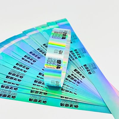 Unisex Adulti/Bambini Glitter Laser Wristband Evento personalizzato Concerto Festival Musicale Wristband
