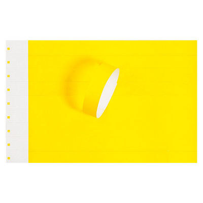 Ammissione alle feste in piscina Braccialetti Tyvek personalizzati con numerazione a codice a barre a colori