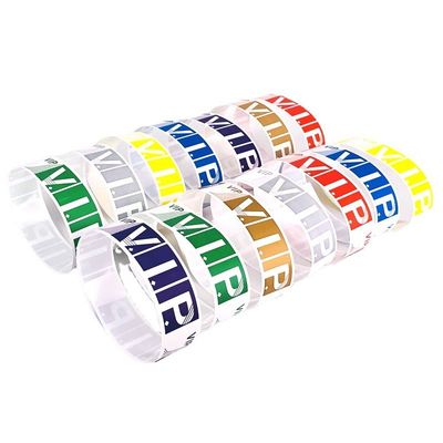 Fornitore di braccialetti di carta Tyvek personalizzati resistenti al calore per eventi