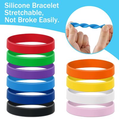 Braccialetti in silicone personalizzati per la promozione di eventi aziendali Lunghezza 20cm-25cm