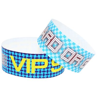 Numerato Tyvek braccialetti di carta resistente all'acqua Per evento riunione di festa facile e controllo accesso