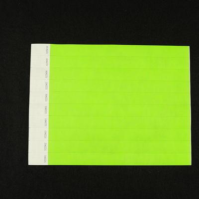Braccialetto di carta Tyvek con stampa a colori e codici a barre di numerazione sequenziale