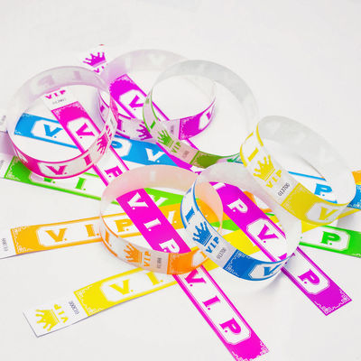 Braccialetti di carta per eventi, braccialetti Tyvek all' ingrosso per feste e celebrazioni della comunità