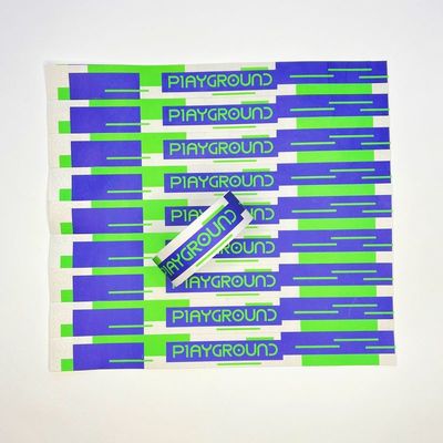 Stampa del logo su misura Braccialetti di carta Tyvek con chiusura regolabile e rapida