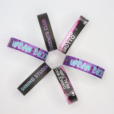 Braccialetti di carta Tyvek personalizzabili per una sicurezza di evento durevole e impermeabile