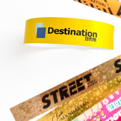 Glitter personalizzato Braccialetti per feste olografiche Unisex Sesso Opzioni in argento/oro