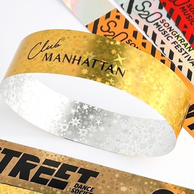 Braccialetti Glitter Party Unisex regolabili per eventi