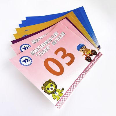 Tyvek Race Bib Numeri 210mm Stampa su schermo Personalizzabile